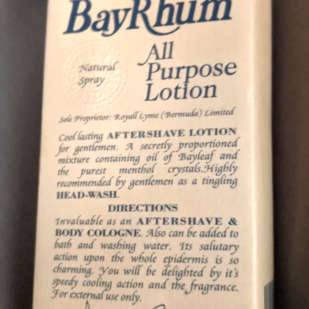 Royall BayRhum All Purpose Lotion 4 oz